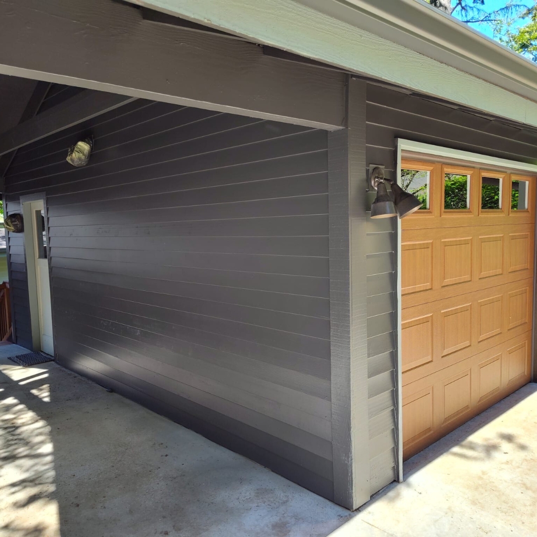 Dark Gray Fresh Paint Car Port square